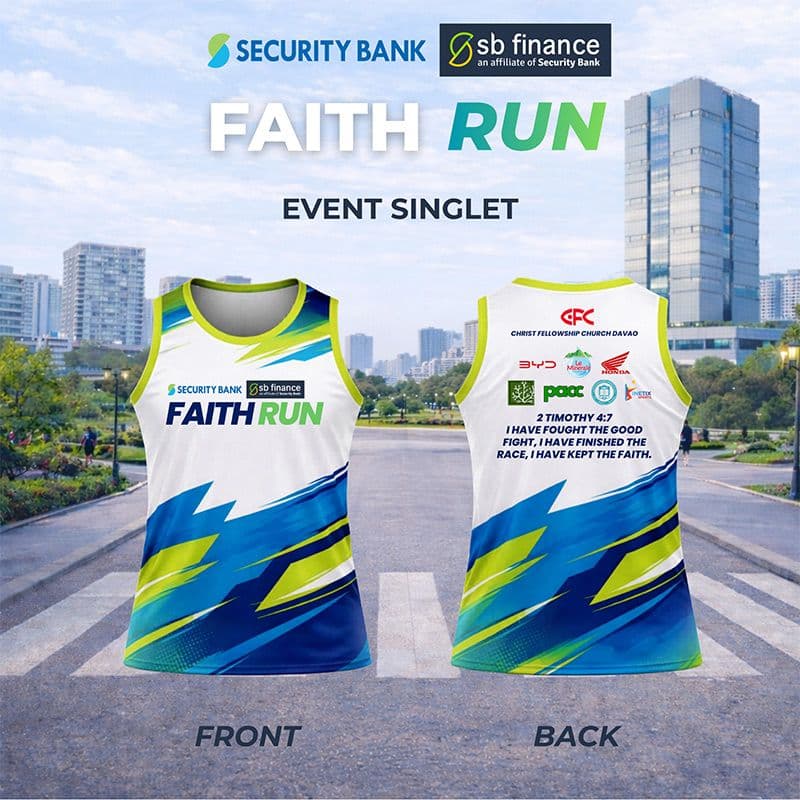 Security Bank Faith Run race event poster image