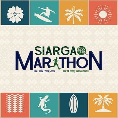 Siargao Marathon 2026 race event logo image