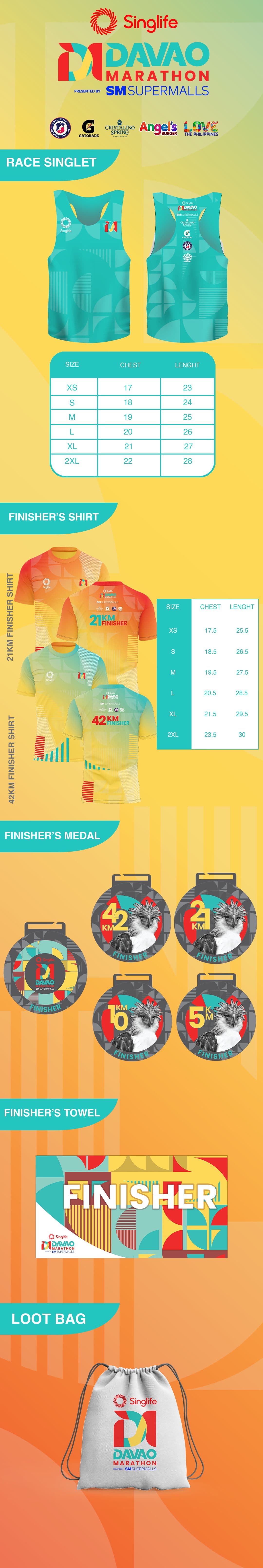 Singlife Davao Marathon race event poster image