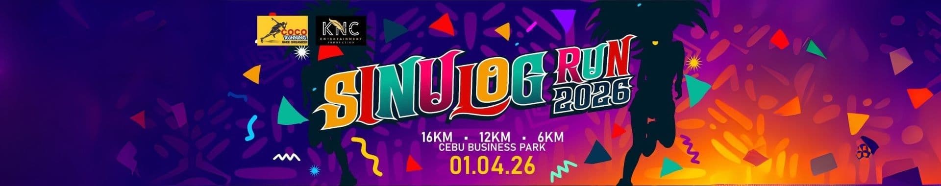 Sinulog Run 2026 race event banner image