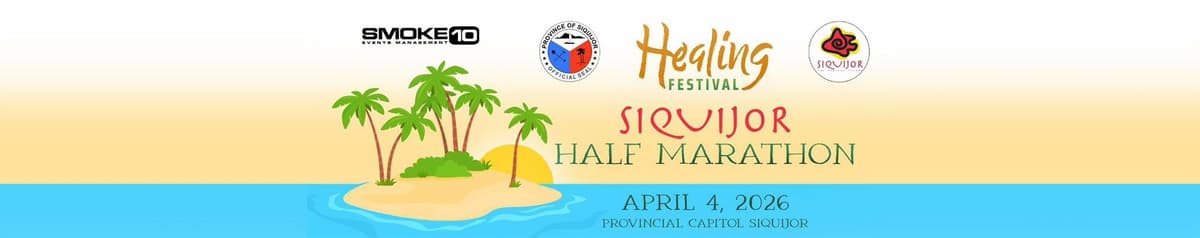Siquijor Half Marathon race event banner image
