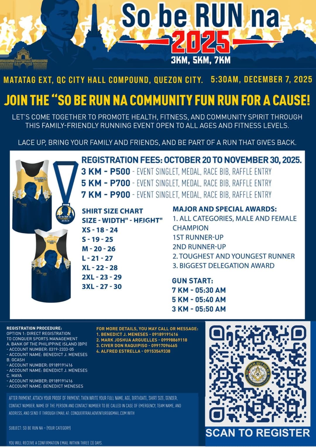 So Be RUN Na Community Fun Run race event poster image