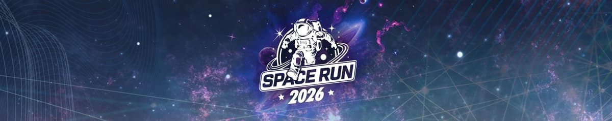 Space Run 2026 race event banner image