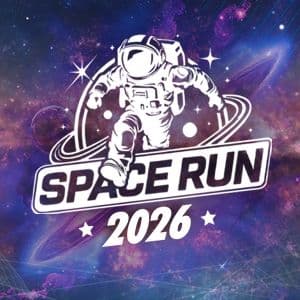 Space Run 2026 race event logo image