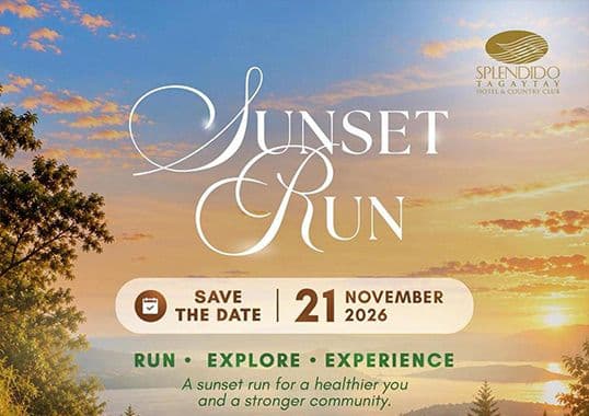 Splendido Sunset Run 2026 race event banner image