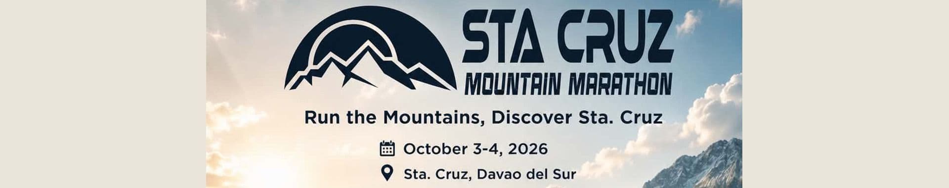 Sta. Cruz Mountain Marathon race event banner image