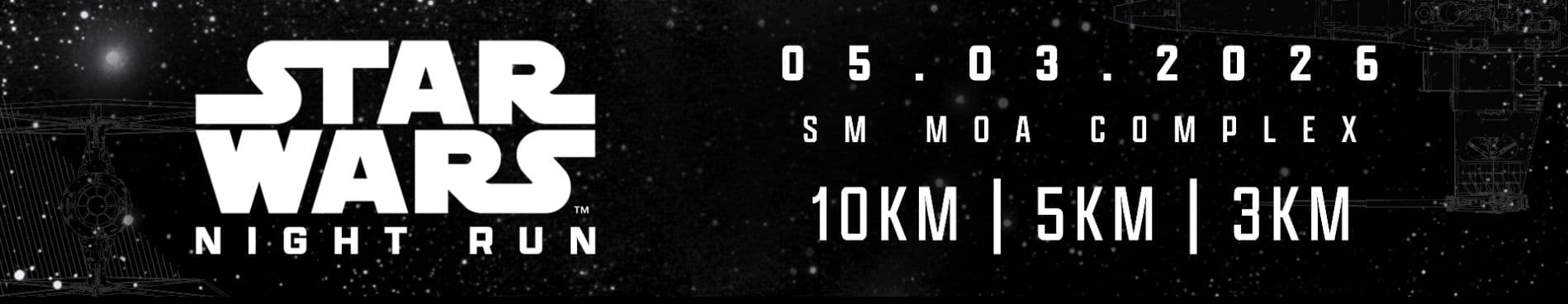 Star Wars Night Run 2026 race event banner image