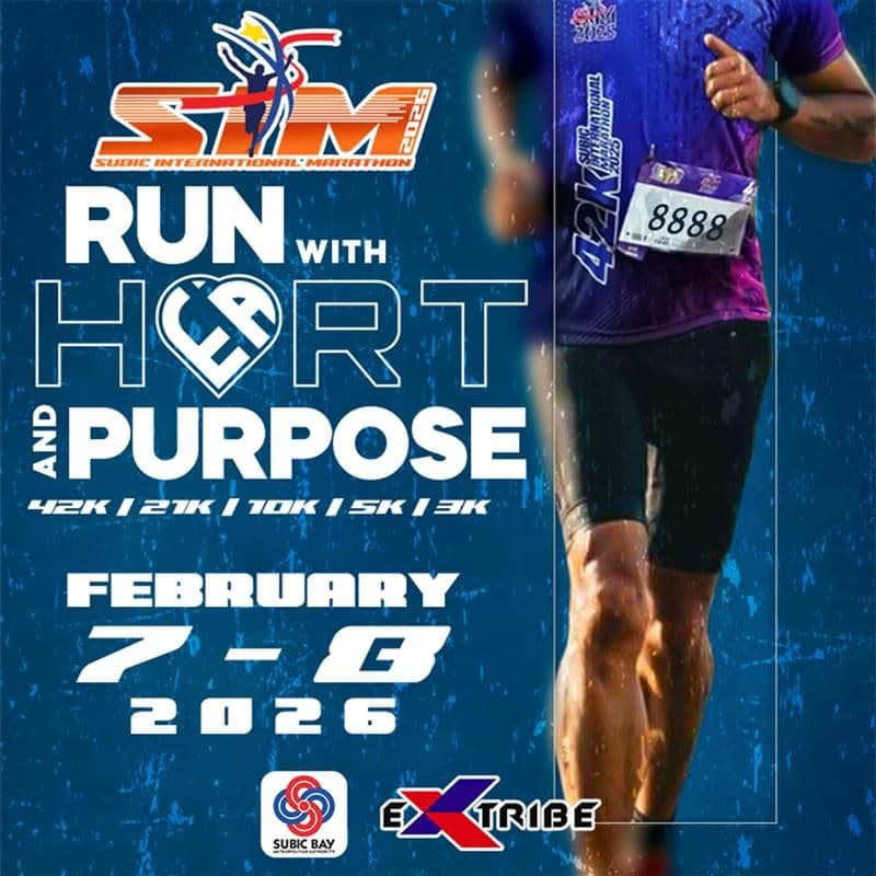 Subic International Marathon race event poster image