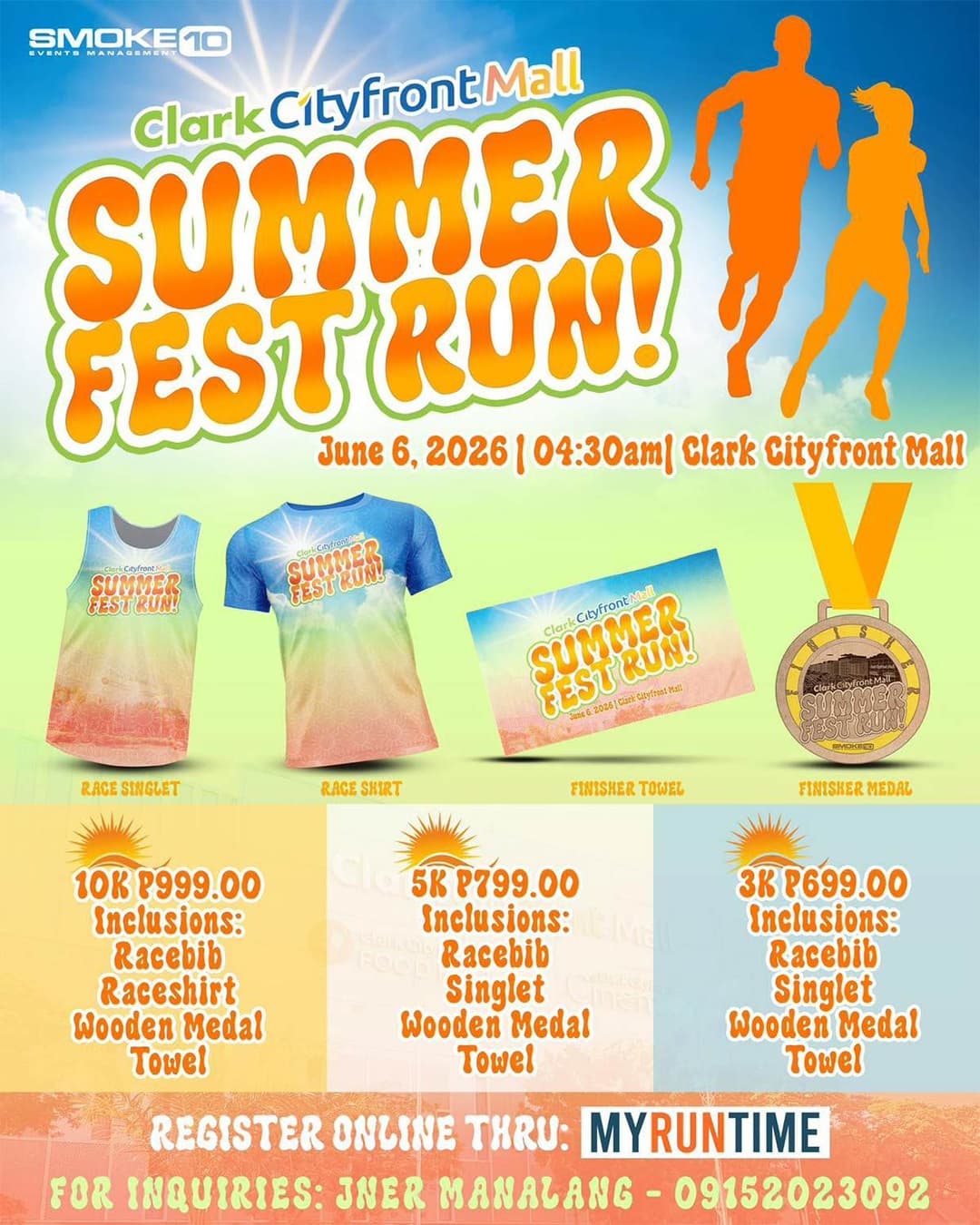 Summer Fest Run 2026 race event poster image