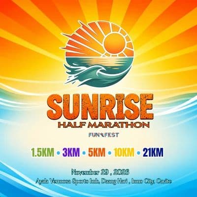 Sunrise Half Marathon 2026 race event logo image