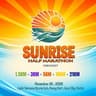Sunrise Half Marathon 2026 race event logo image