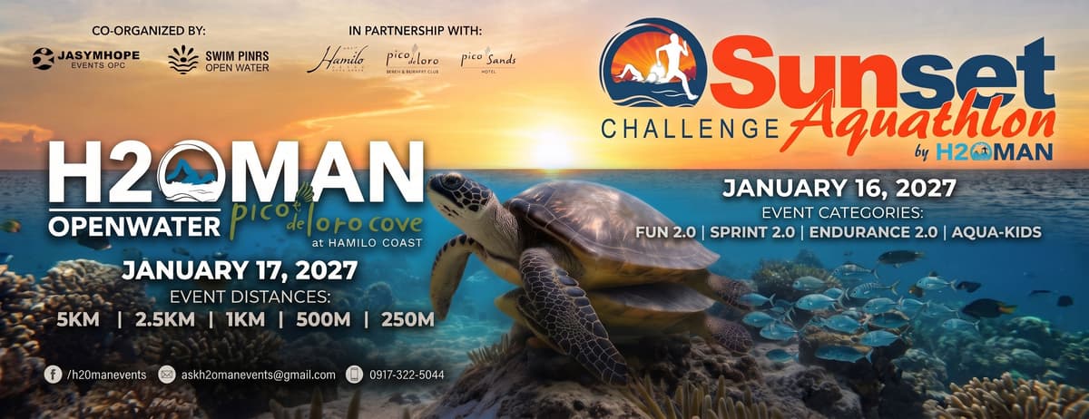 Sunset Aquathlon Challenge race event banner image