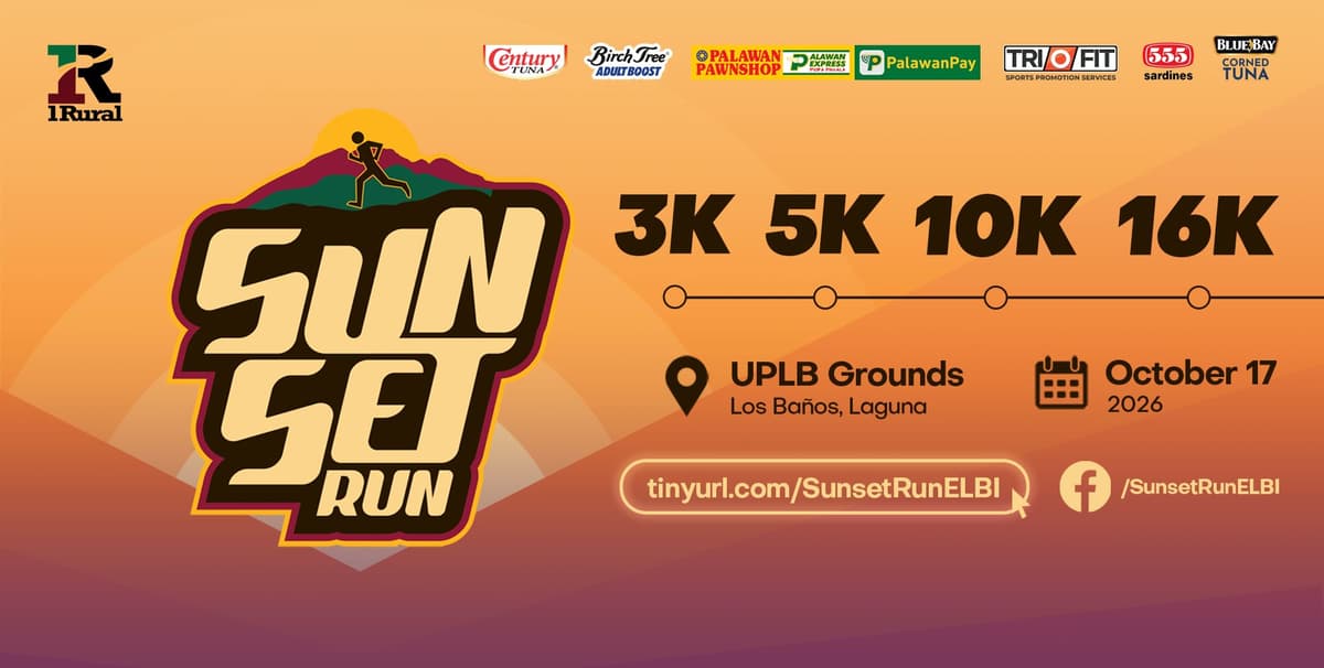 Sunset Run 2026 race event banner image