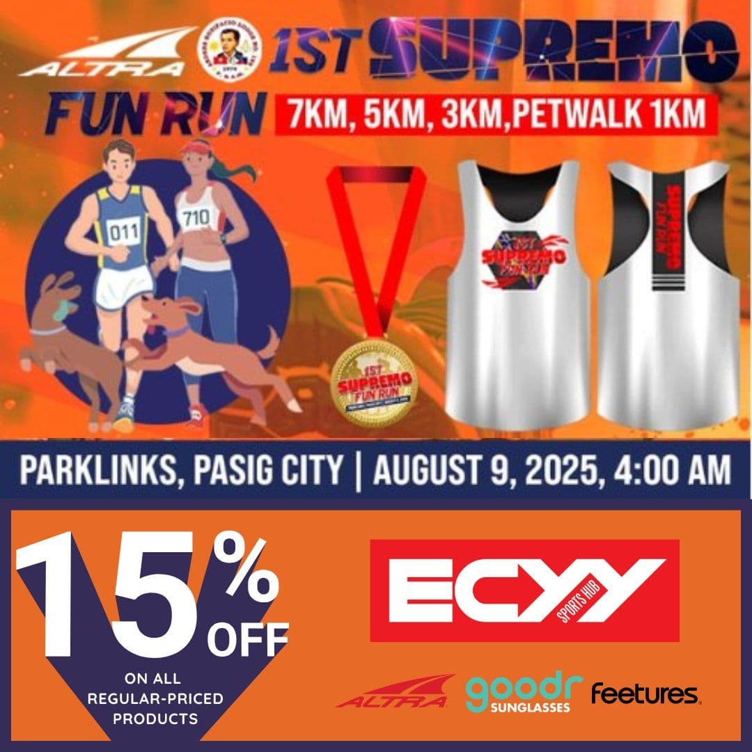 Supremo Fun Run 2025 race event logo image