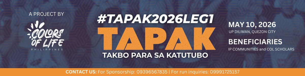 Takbo Para Sa Katutubo race event banner image