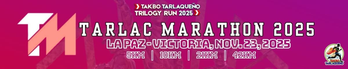 Tarlac Marathon 2025 Leg 3 race event banner image