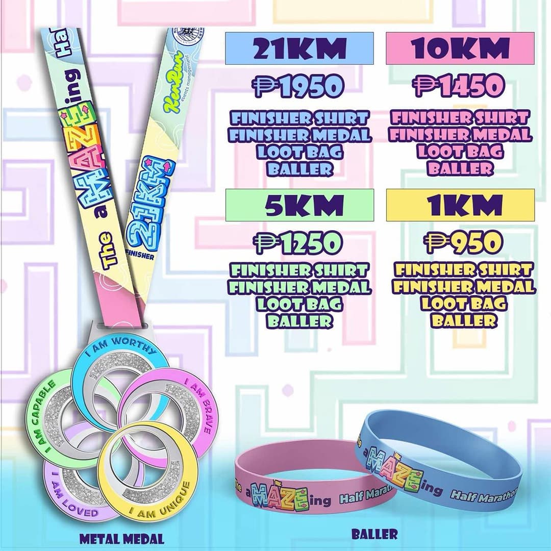 The aMAZEing Half Marathon 2026 race event poster image