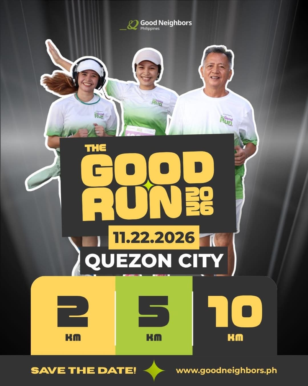 The Good Run 2026 race event poster image
