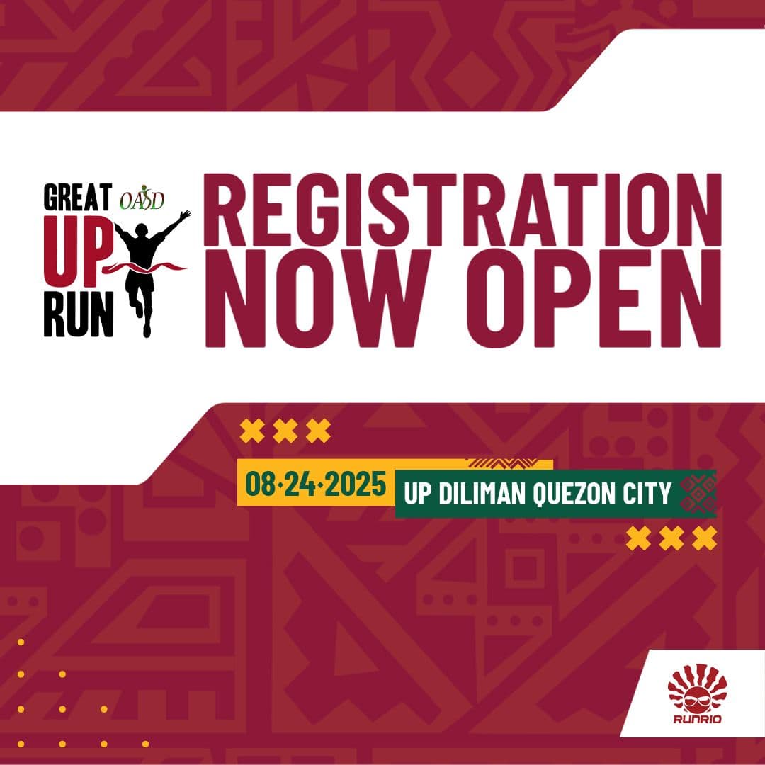 The Great UP Run 2025 poster