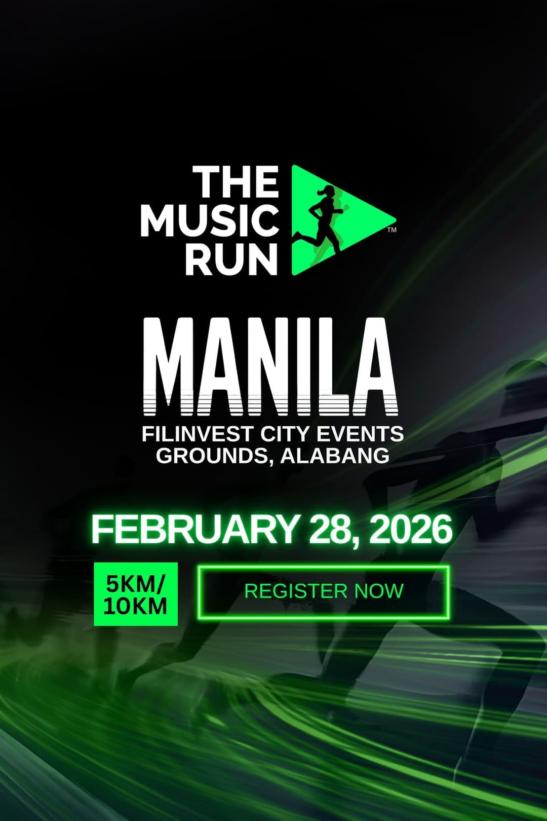 The music run manila 2026 race event poster image