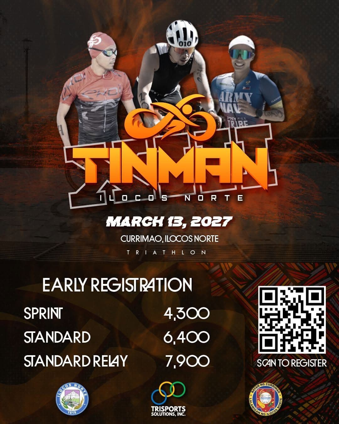 TINMAN 13: Tri Ilocos Norte race event poster image
