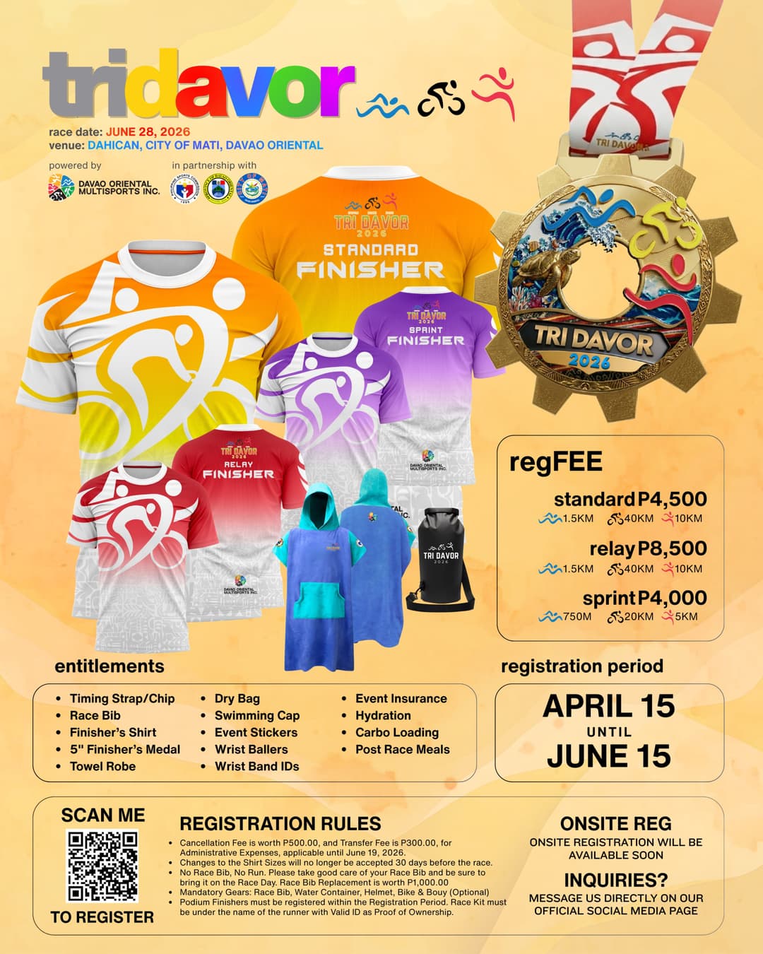 Tri Davor 2026 race event poster image