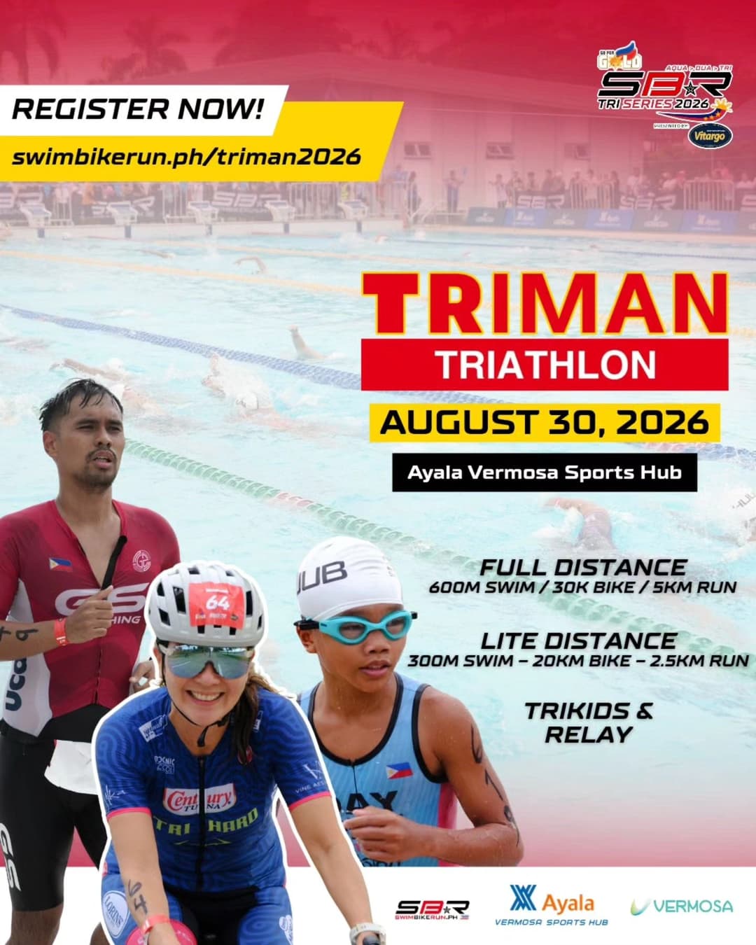 Triman Triathlon 2026 race event poster image
