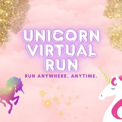 Unicorn Virtual Run race event logo image