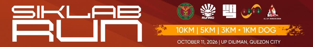 UP Siklab Run 2026 race event banner image