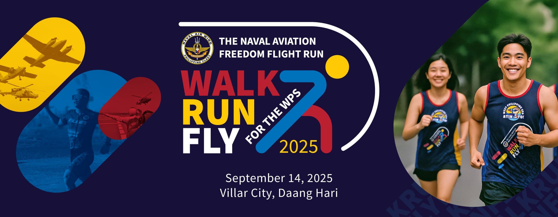 WALK RUN FLY for the WPS 2025 race event banner image