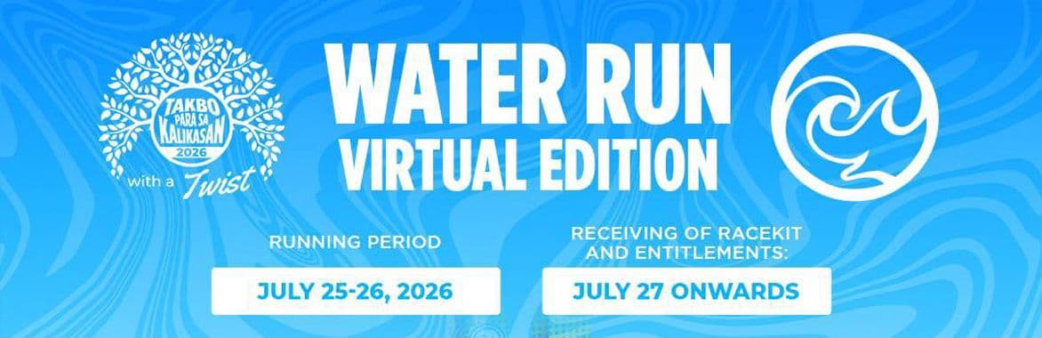 Water Run 2026 Virtual Edition race event banner image