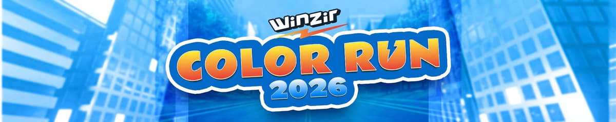 WinZir Color Run 2026 race event banner image