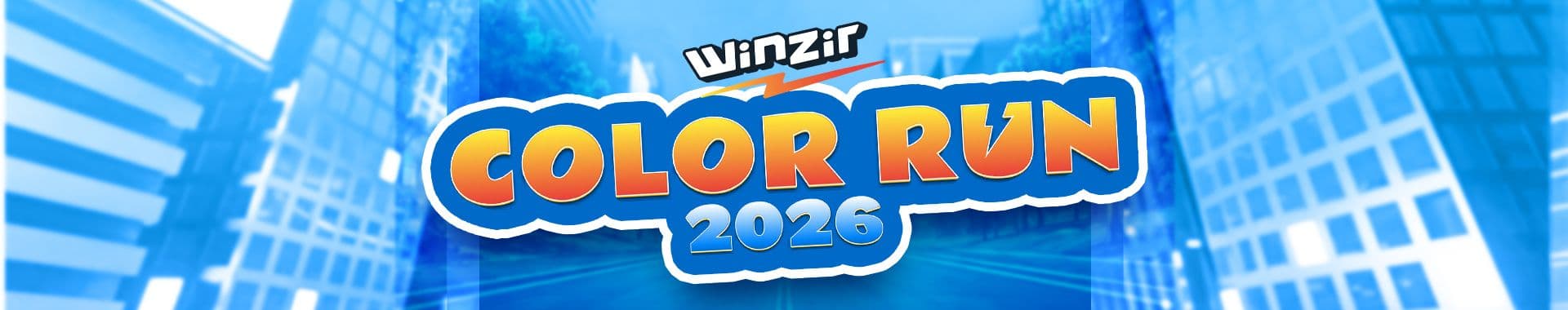 WinZir Color Run 2026 race event banner image