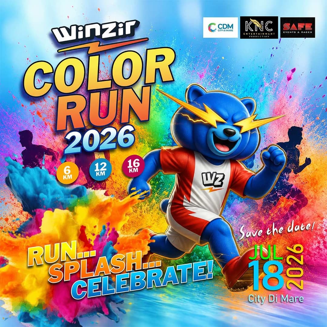 WinZir Color Run 2026 race event poster image
