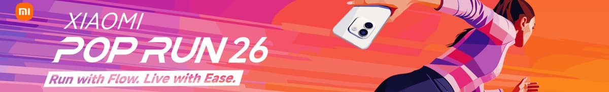 Xiaomi Pop Run 26 race event banner image