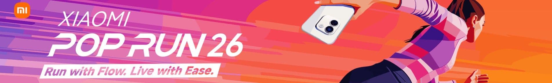 Xiaomi Pop Run 26 race event banner image