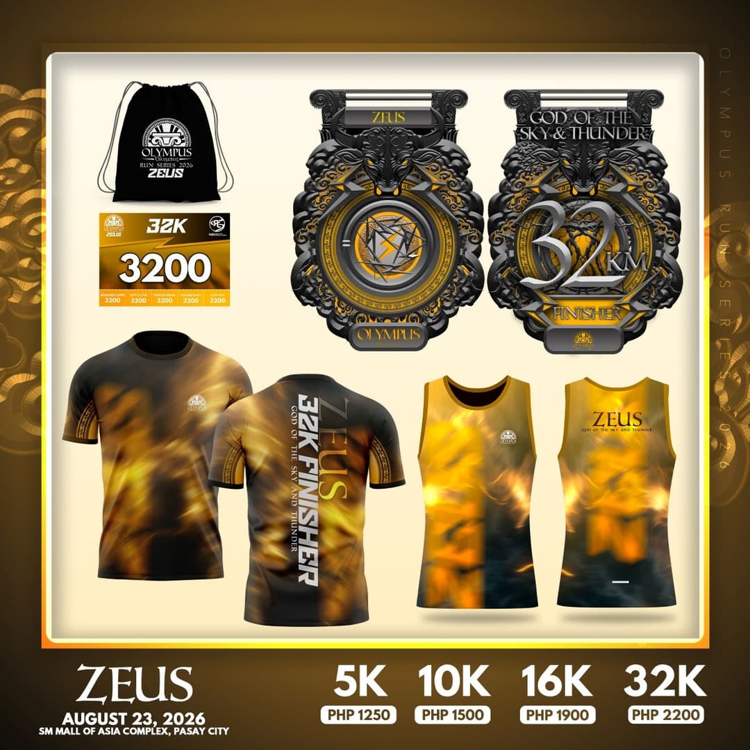 Zeus Olympus Run 2026 race event poster image