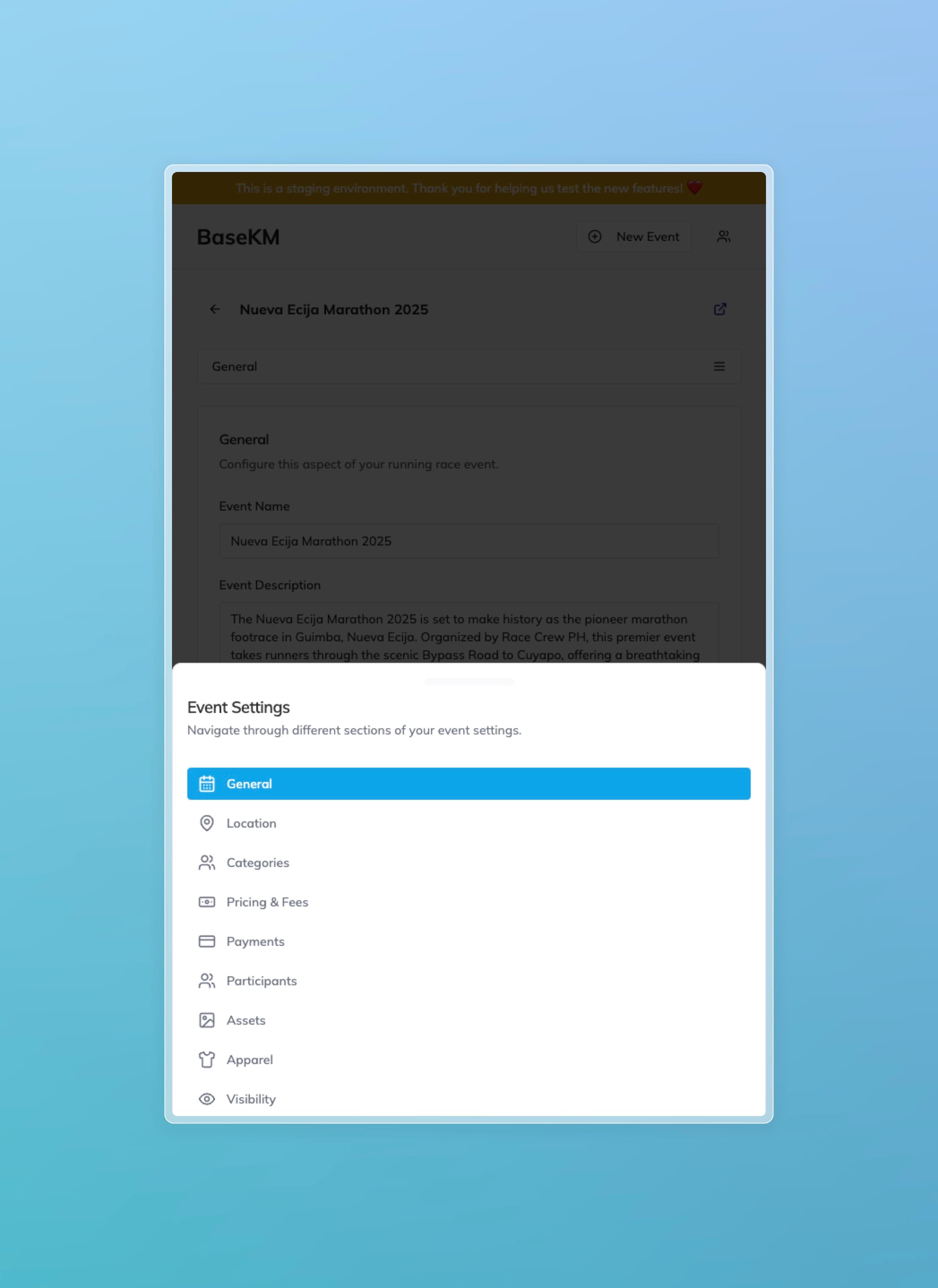 Race registration platform