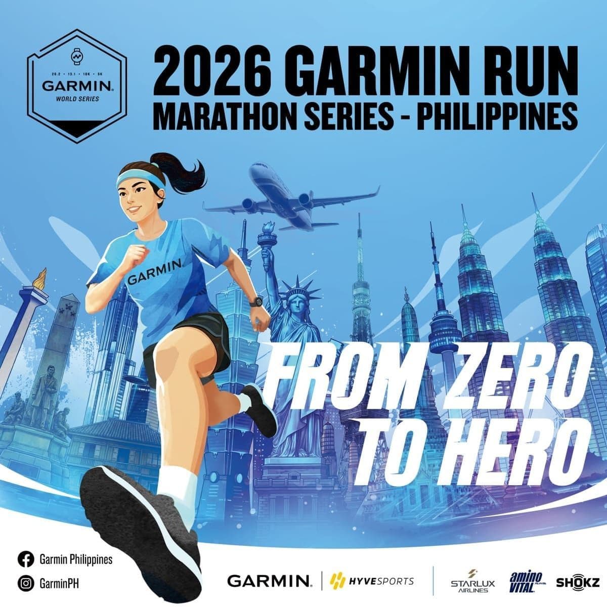 2026 Garmin Run Marathon Series race event banner image