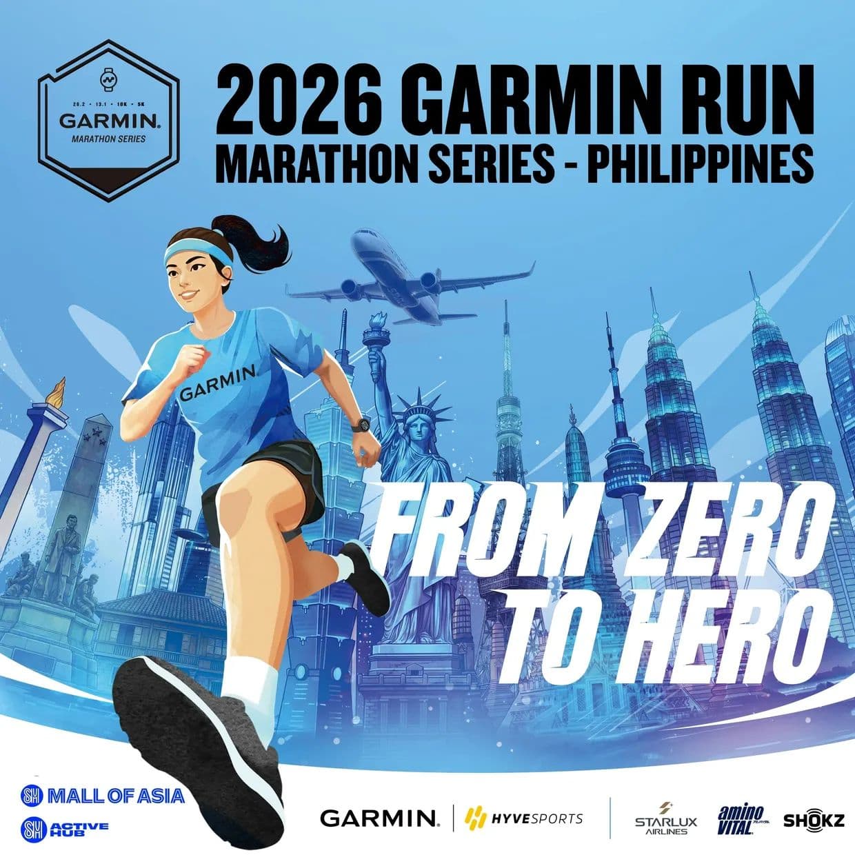2026 Garmin Run Marathon Series race event logo image