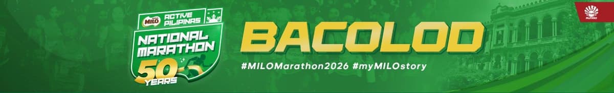2026 National MILO® Marathon - BACOLOD race event banner image