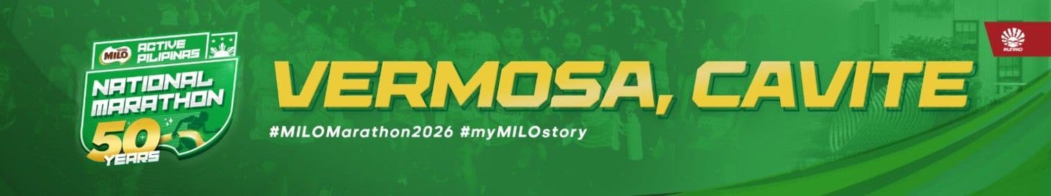 2026 National MILO® Marathon - Cavite race event banner image