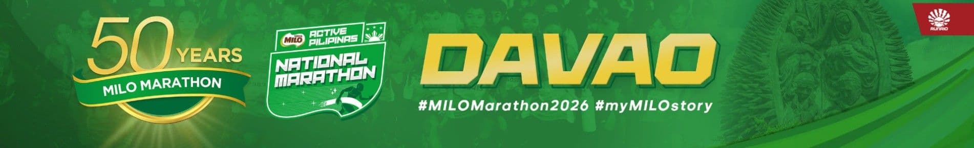2026 National MILO® Marathon - Davao race event banner image