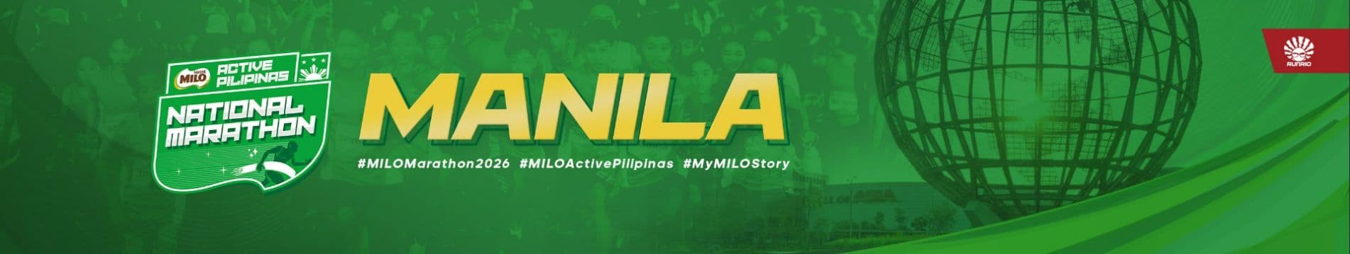 2026 National MILO® Marathon - Pasay Leg race event banner image