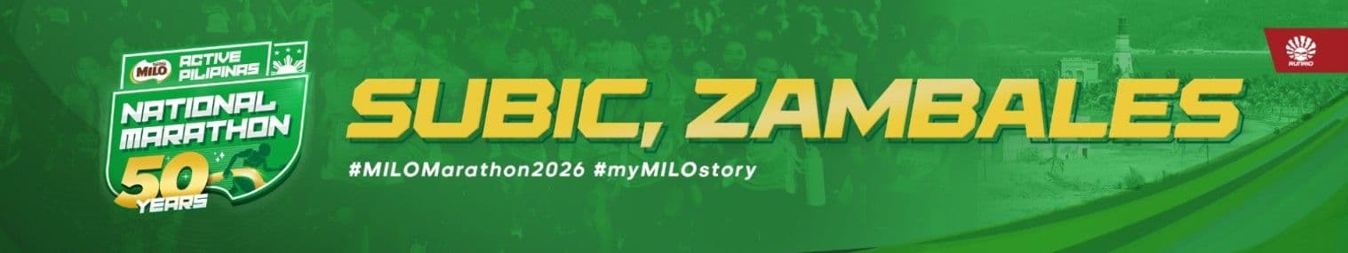 2026 National MILO® Marathon - Subic race event banner image