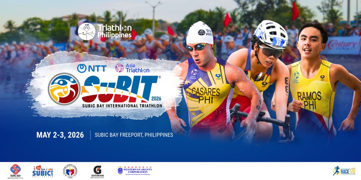 2026 NTT Asia Triathlon Cup Subic Bay race event banner image