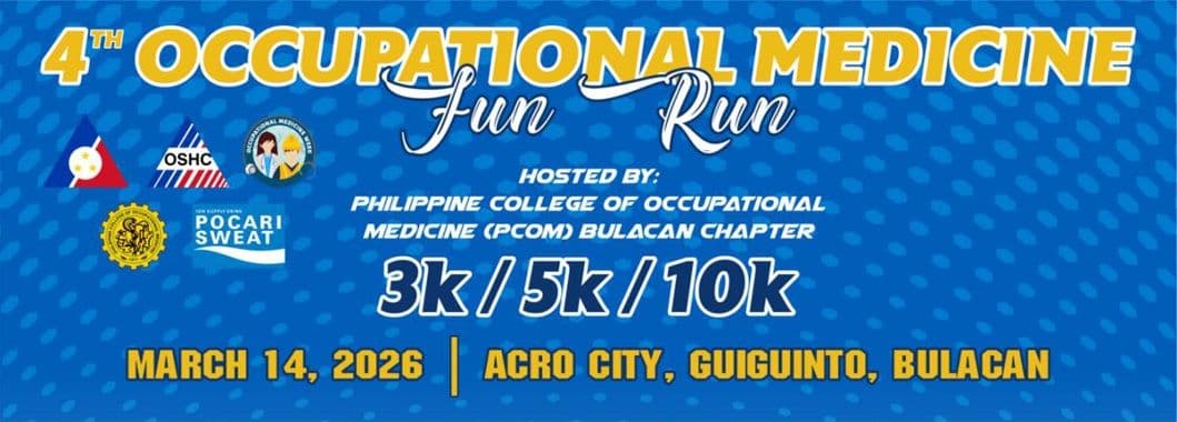4th Occupational Medicine Fun Run race event banner image