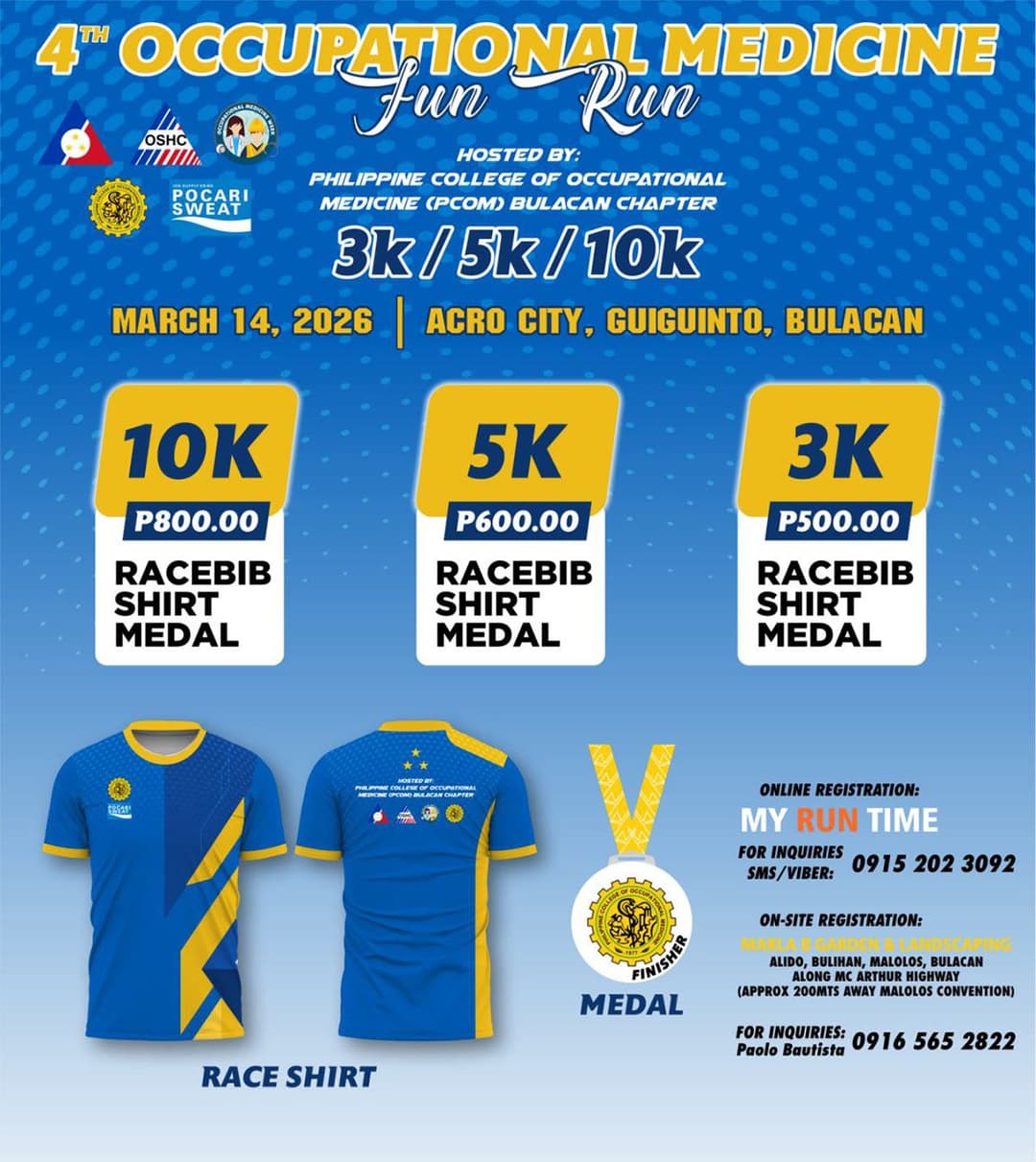 4th Occupational Medicine Fun Run race event poster image
