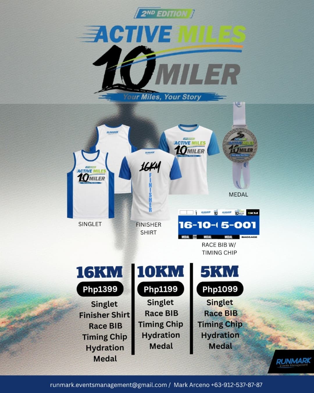 Active Miles Run - 2nd Edition race event poster image