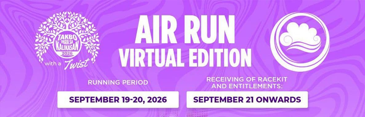 Air Run 2026 Virtual Edition race event banner image